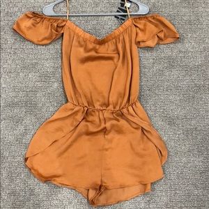 Off the shoulder romper
